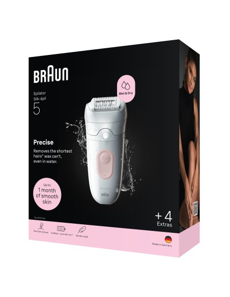 BRAUN SE5041 EPILATORE SILKEPIL    BIANCO/ROSA