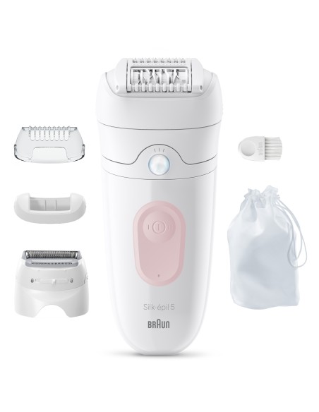 BRAUN SE5041 EPILATORE SILKEPIL    BIANCO/ROSA
