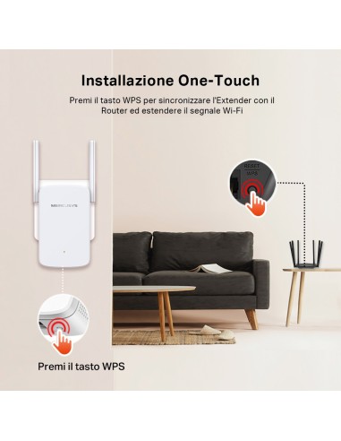 MERCUSYS ME30 AC1200 WI-FI RANGE EXTENDER