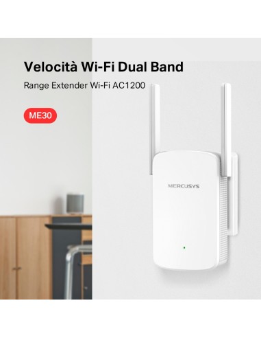 MERCUSYS ME30 AC1200 WI-FI RANGE EXTENDER