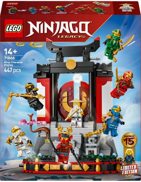 LEGO NINJAGO DISPLAY PERSONAGGI NINJA   15° ANNIVERSARIO
