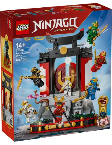 LEGO NINJAGO DISPLAY PERSONAGGI NINJA   15° ANNIVERSARIO