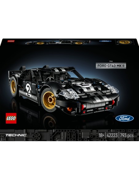 LEGO TECHNIC AUTO DA CORSA FORD GT4 MKII 1966