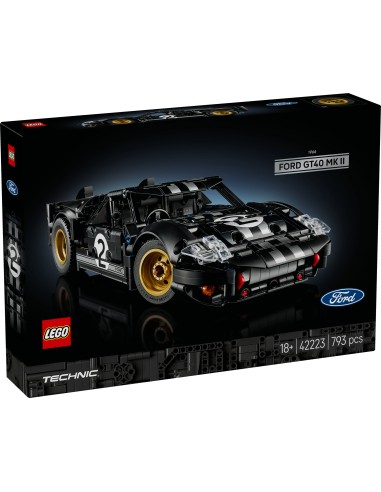 LEGO TECHNIC AUTO DA CORSA FORD GT4 MKII 1966