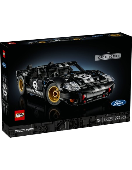 LEGO TECHNIC AUTO DA CORSA FORD GT4 MKII 1966