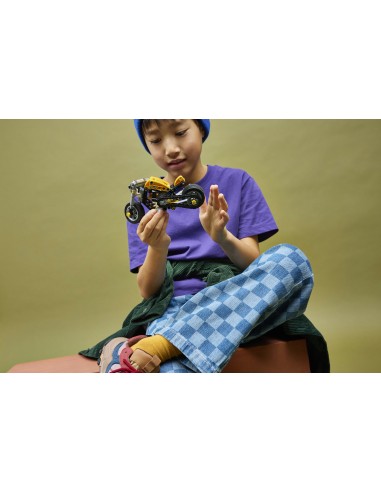LEGO TECHNIC MOTO GIALLA