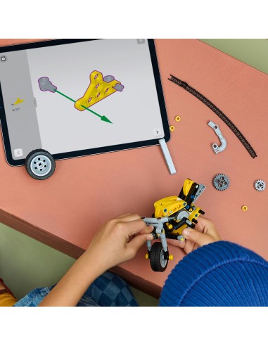LEGO TECHNIC MOTO GIALLA