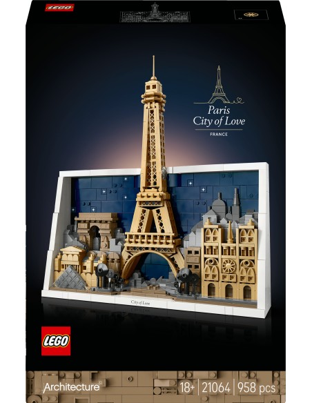 LEGO ARCHITECTURE PARIGI CITTA     DELL'AMORE