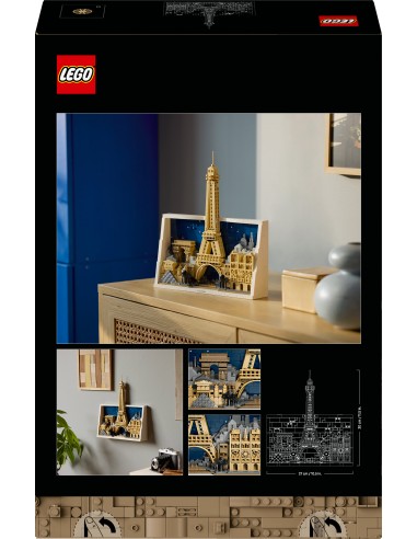 LEGO ARCHITECTURE PARIGI CITTA     DELL'AMORE