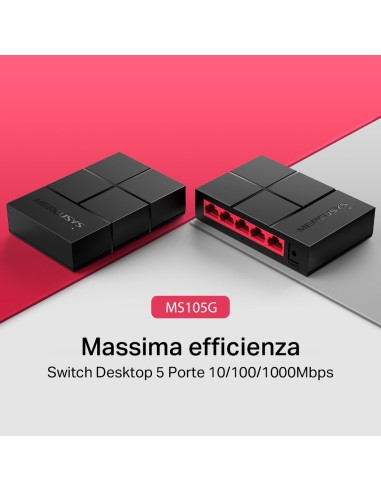 MERCUSYS MS105G 5-PORT GIGABIT SWITCH