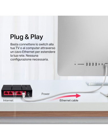 MERCUSYS MS105G 5-PORT GIGABIT SWITCH