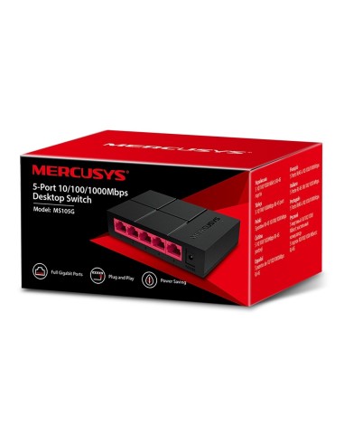 MERCUSYS MS105G 5-PORT GIGABIT SWITCH