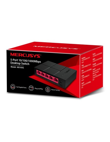 MERCUSYS MS105G 5-PORT GIGABIT SWITCH