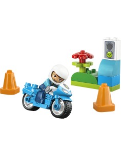 LEGO DUPLO TOWN MOTOCICLETTA BLU DELLA POLIZIA 2