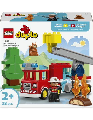 LEGO DUPLO TOWN AUTOPOMPA CON MANICHETTA E POMPIERE