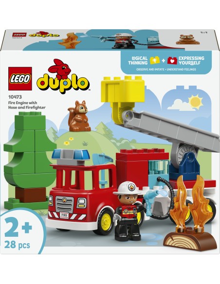 LEGO DUPLO TOWN AUTOPOMPA CON MANICHETTA E POMPIERE