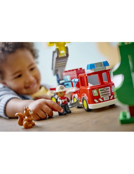 LEGO DUPLO TOWN AUTOPOMPA CON MANICHETTA E POMPIERE