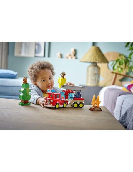 LEGO DUPLO TOWN AUTOPOMPA CON MANICHETTA E POMPIERE