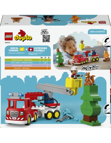 LEGO DUPLO TOWN AUTOPOMPA CON MANICHETTA E POMPIERE