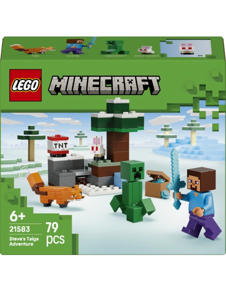 LEGO MINECRAFT AVVENTURA DI STEVE NELLA TAIGA