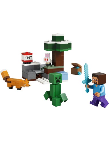 LEGO MINECRAFT AVVENTURA DI STEVE NELLA TAIGA