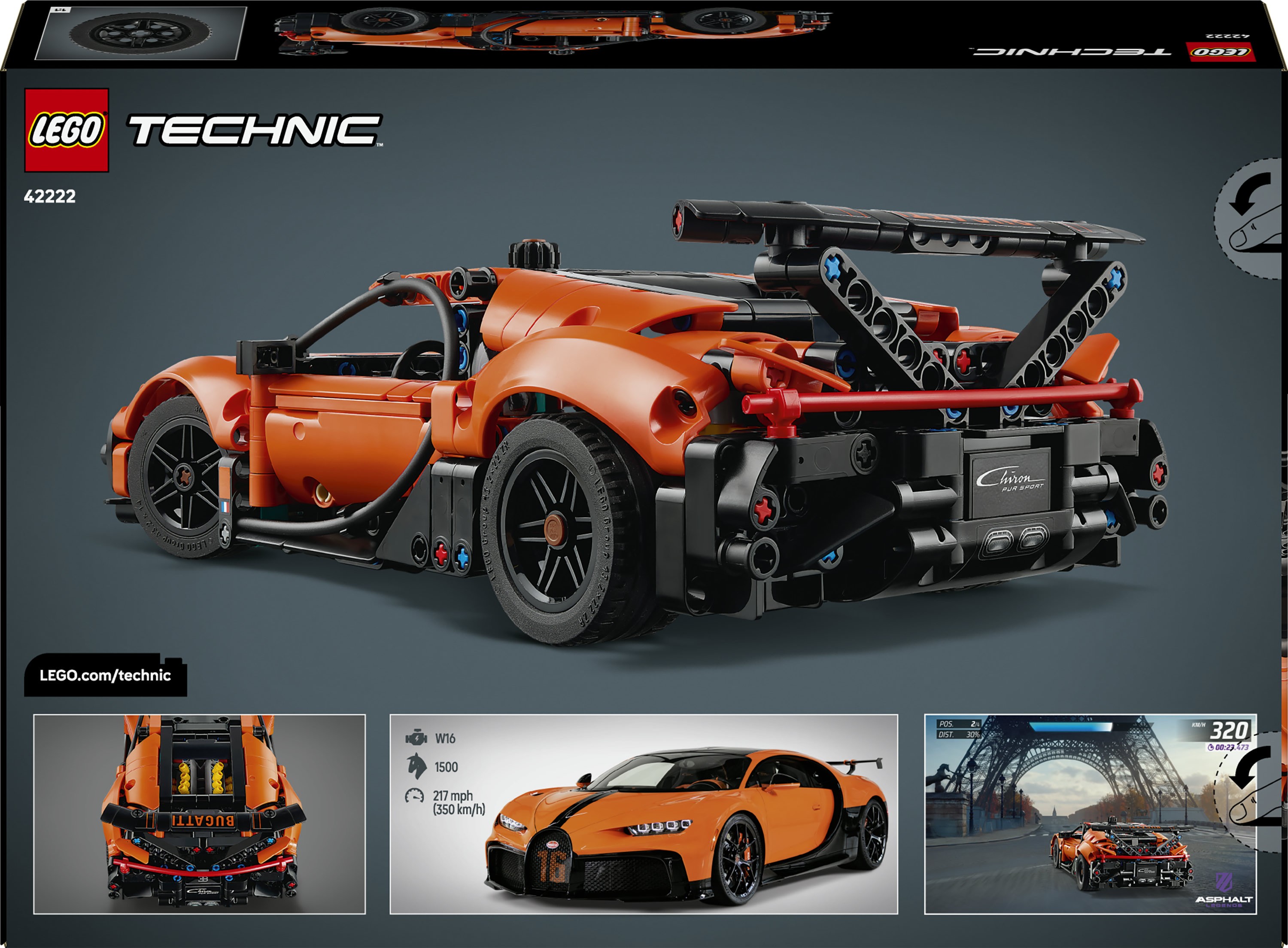LEGO TECHNIC HYPER CAR BUGATTI CHIRON PUR SPORT