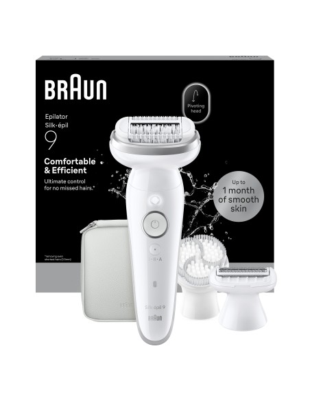 BRAUN SE9061 EPILATORE SILKEPIL    BIANCO/ARGENTO