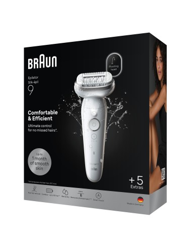 BRAUN SE9061 EPILATORE SILKEPIL    BIANCO/ARGENTO