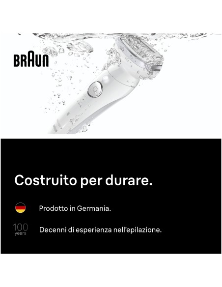 BRAUN SE9000 EPILATORE SILKEPIL    BIANCO/ROSA