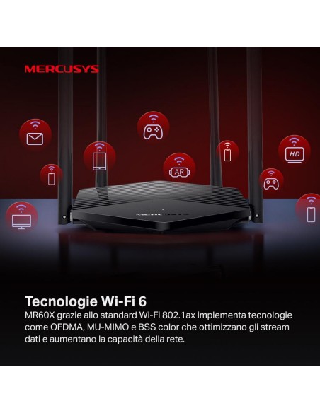 MERCUSYS MR60X AX1500 WIFI 6 ROUTER