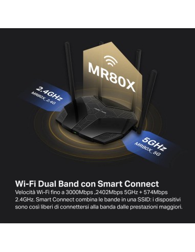 MERCUSYS MR80X AX3000 WIFI 6 ROUTER