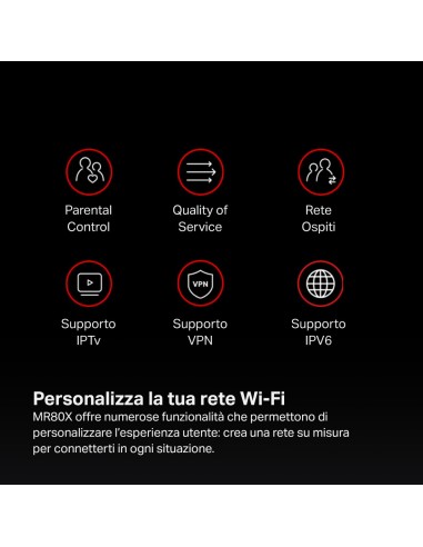 MERCUSYS MR80X AX3000 WIFI 6 ROUTER