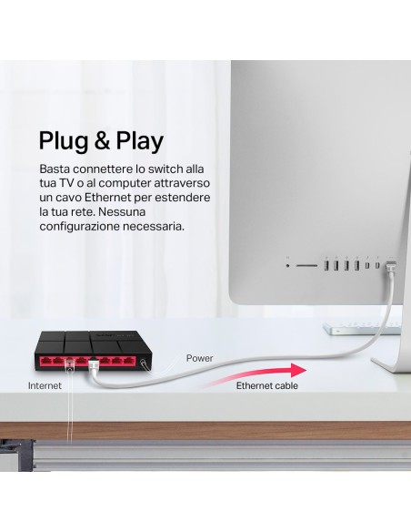 MERCUSYS MS108G 8-PORT GIGABIT SWITCH