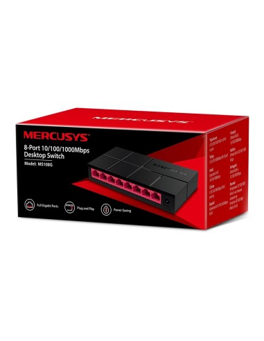 MERCUSYS MS108G 8-PORT GIGABIT SWITCH