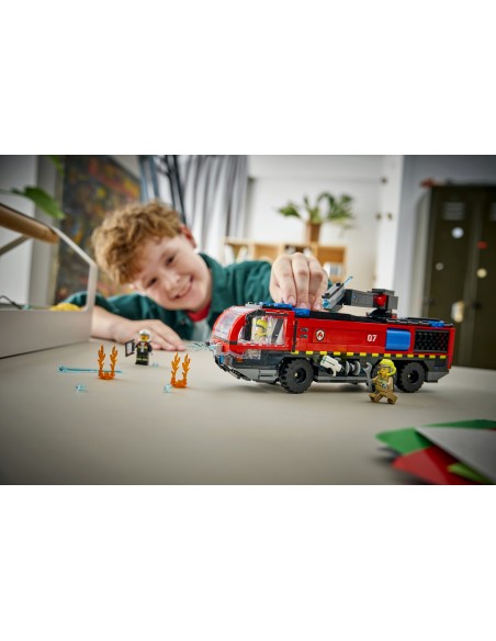 LEGO CITY FIRE AUTOPOMPA DELLAEROP ORTO
