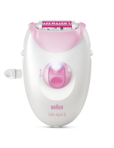 BRAUN SE3000 EPILATORE SILKEPIL A  RETE BIANCO/VIOLA