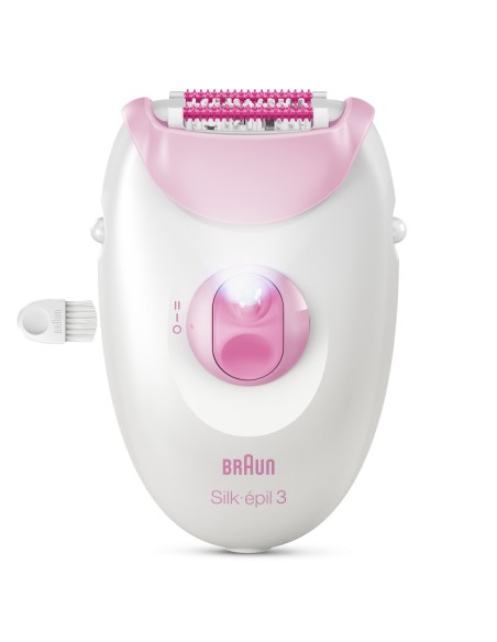 BRAUN SE3000 EPILATORE SILKEPIL A  RETE BIANCO/VIOLA