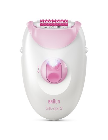 BRAUN SE3000 EPILATORE SILKEPIL A  RETE BIANCO/VIOLA