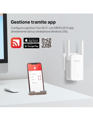 MERCUSYS ME60X AX1500 WI-FI 6 RANGE EXTENDER