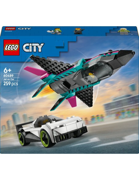 LEGO CITY GREAT VEHICLES JET CONTRO AUTO SPORTIVA