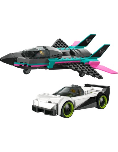 LEGO CITY GREAT VEHICLES JET CONTRO AUTO SPORTIVA
