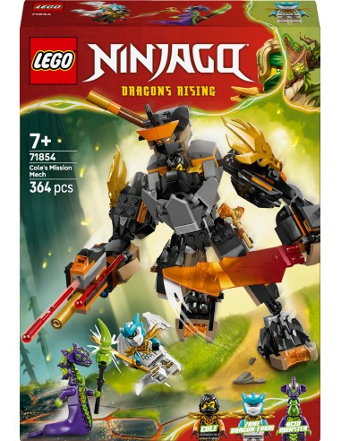 LEGO NINJAGO MECH DELLA MISSIONE DI COLE E DRAGO ZANE