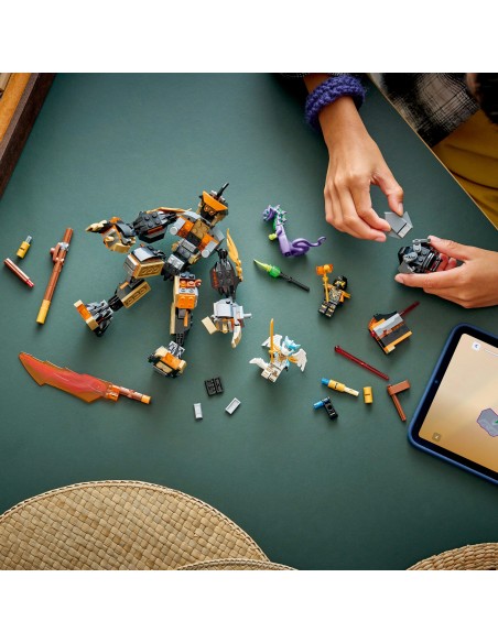 LEGO NINJAGO MECH DELLA MISSIONE DI COLE E DRAGO ZANE