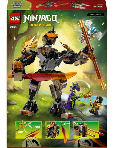 LEGO NINJAGO MECH DELLA MISSIONE DI COLE E DRAGO ZANE