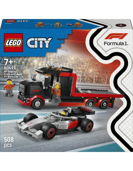 LEGO CITY FORMULA 1 TRUCK F1 CON   AUTO DA CORSA AUDI F1
