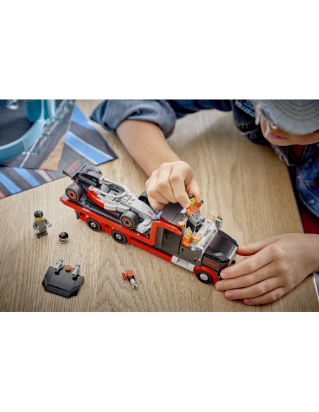 LEGO CITY FORMULA 1 TRUCK F1 CON   AUTO DA CORSA AUDI F1