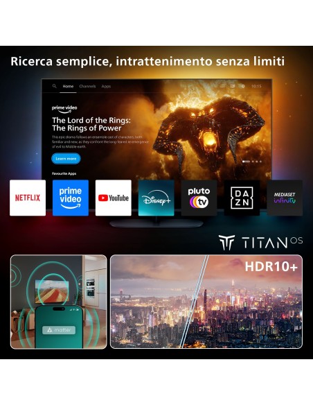 PHILIPS 65PUS7000/12 TVC 65" 4K    SMART TVSAT