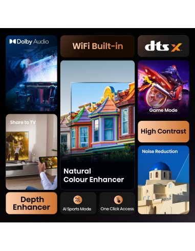 HISENSE 32A4Q TVC 32" HD SMART SAT