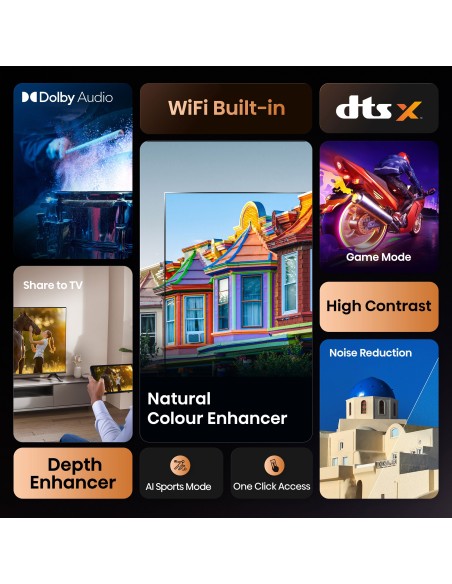 HISENSE 32A4Q TVC 32" HD SMART SAT