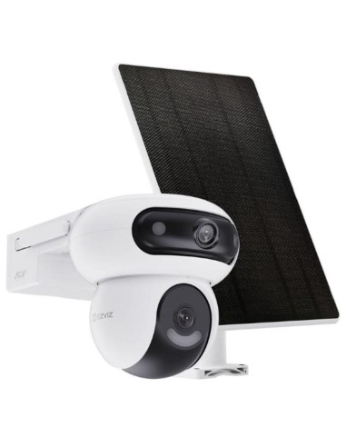 EZVIZ HB90 DUAL+P.SOLARE VIDEOCAM.A BATTERIA 2K+ DA ESTERNO VIS.NOTT